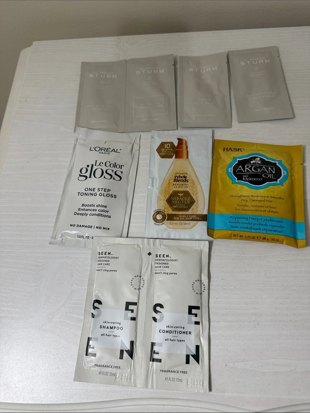 Hair care x samples